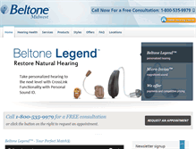 Tablet Screenshot of midwestbeltone.com